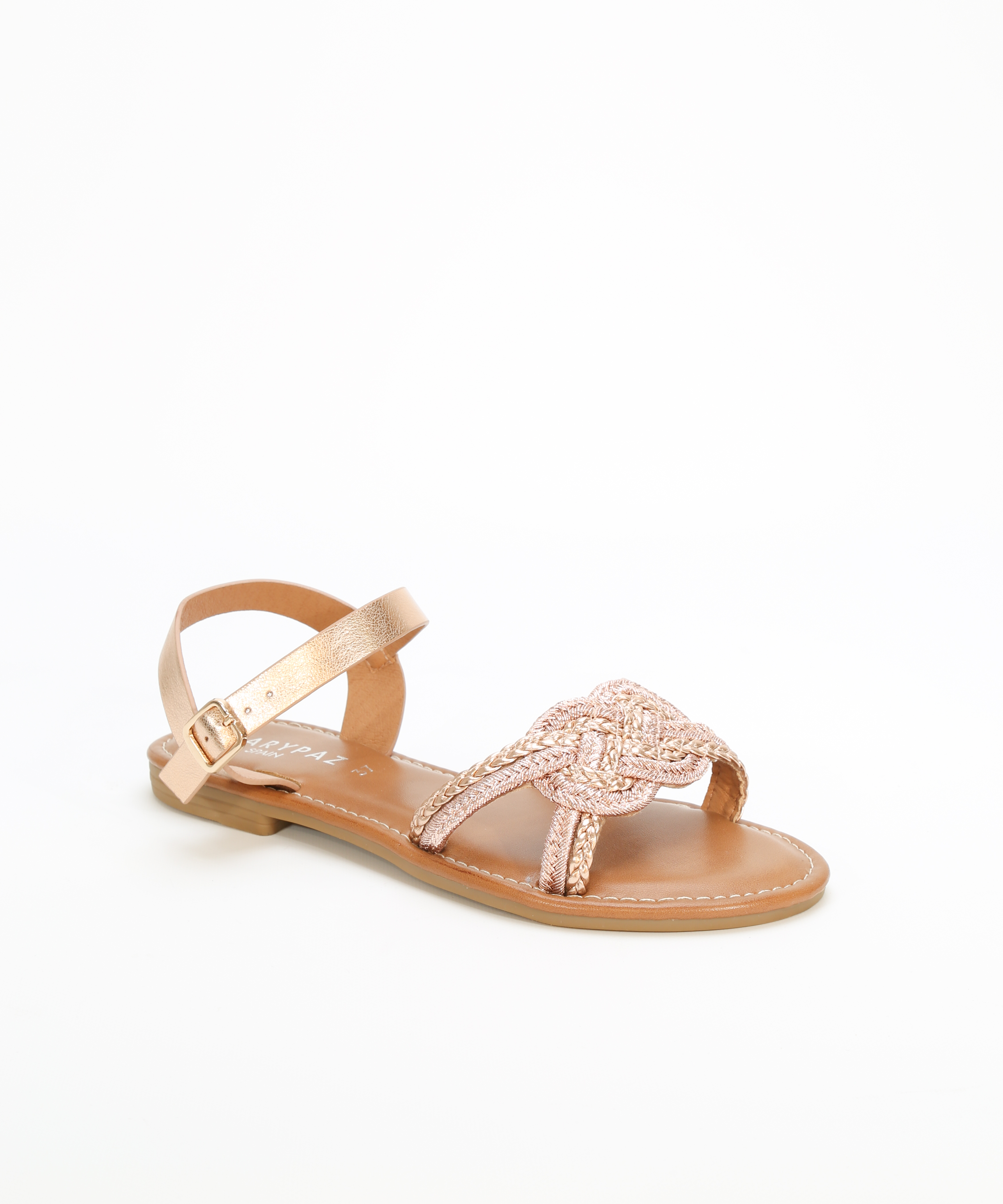 Sandalia plana trenzada image number null